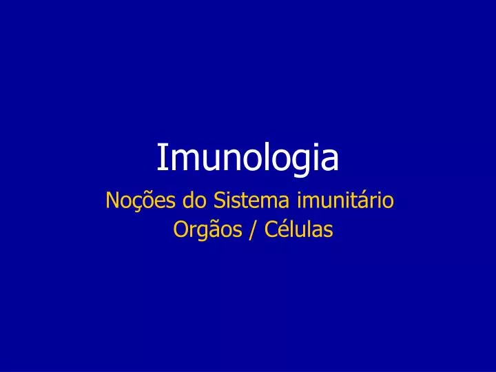 imunologia