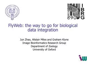 FlyWeb: the way to go for biological data integration