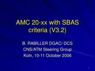 AMC 20-xx with SBAS criteria (V3.2)