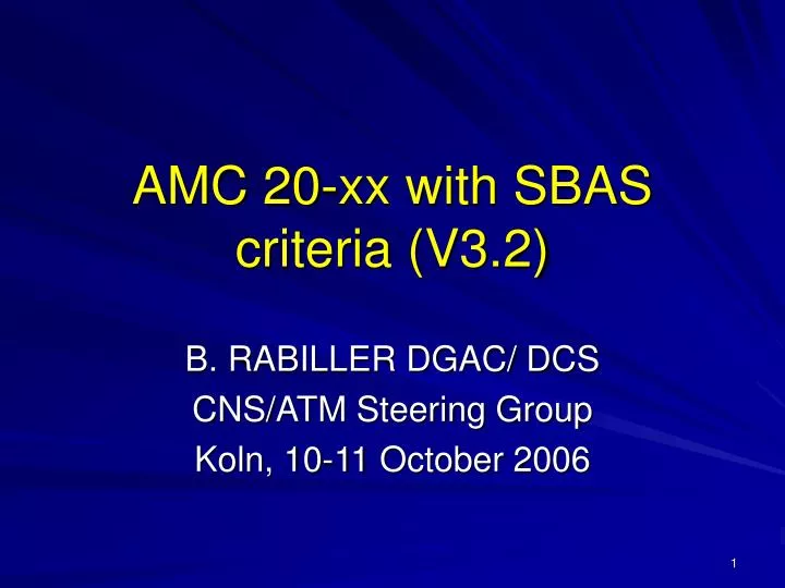 amc 20 xx with sbas criteria v3 2