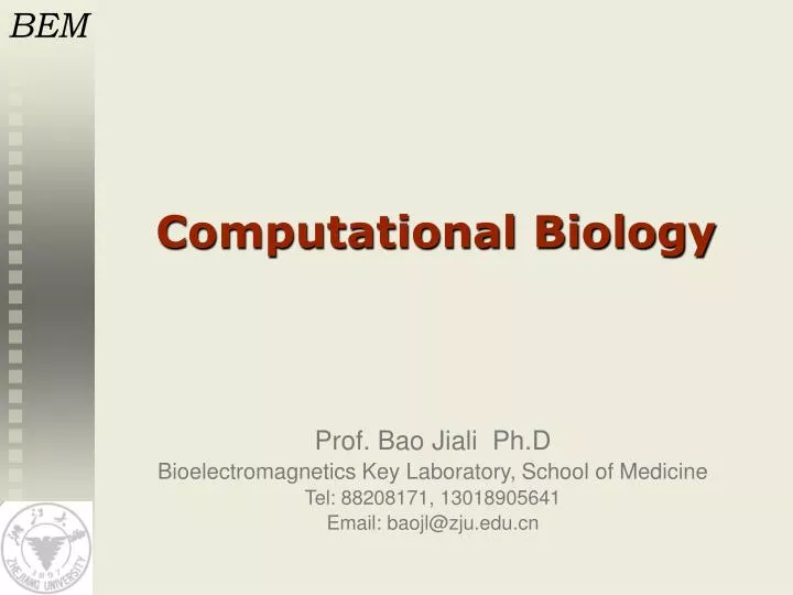 computational biology
