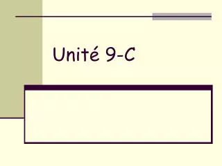 unit 9 c