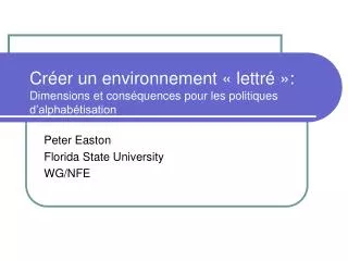 cr er un environnement lettr dimensions et cons quences pour les politiques d alphab tisation