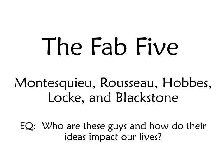 the fab five
