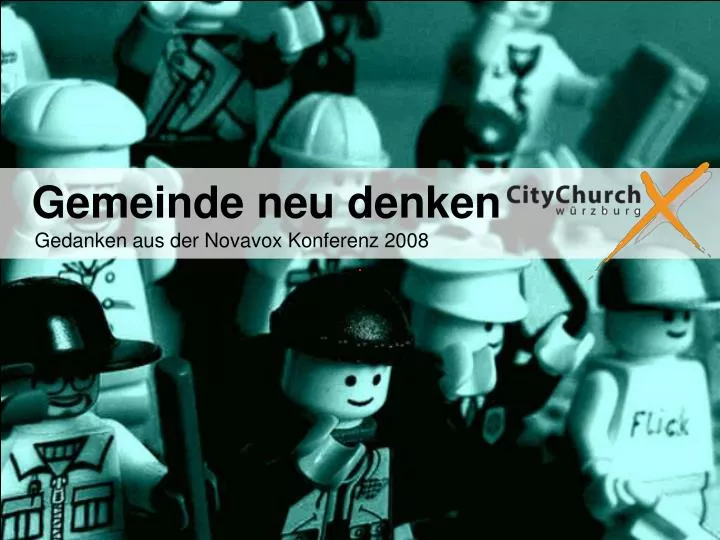 gemeinde neu denken gedanken aus der novavox konferenz 2008