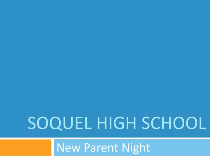 soquel high school