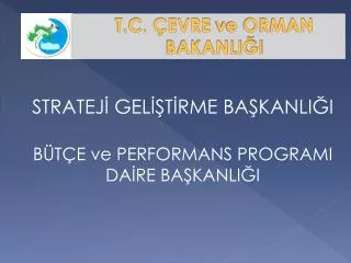 t c evre ve orman bakanli i