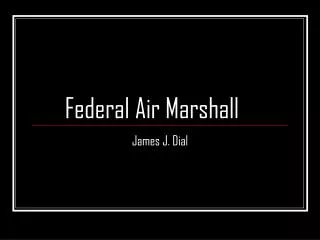 Federal Air Marshall