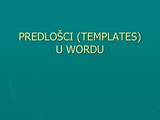 predlo ci templates u wordu