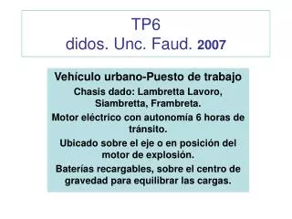tp6 didos unc faud 2007