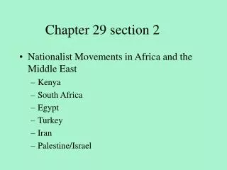 Chapter 29 section 2