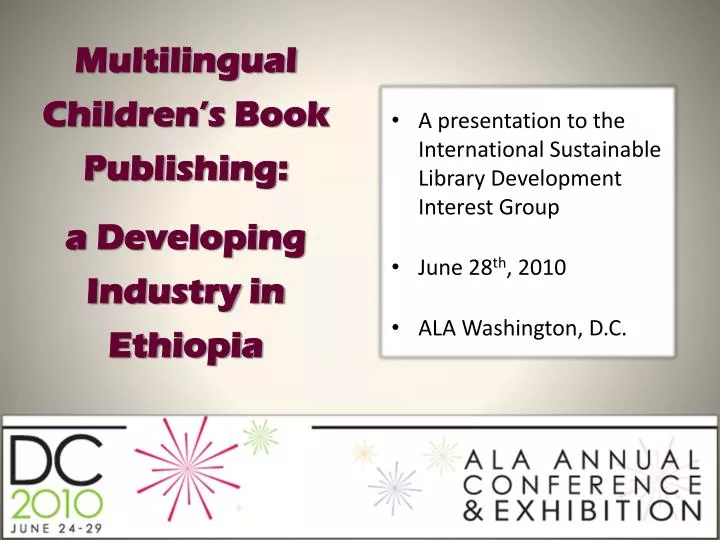 multilingual children s book publishing a developing industry in ethiopi a