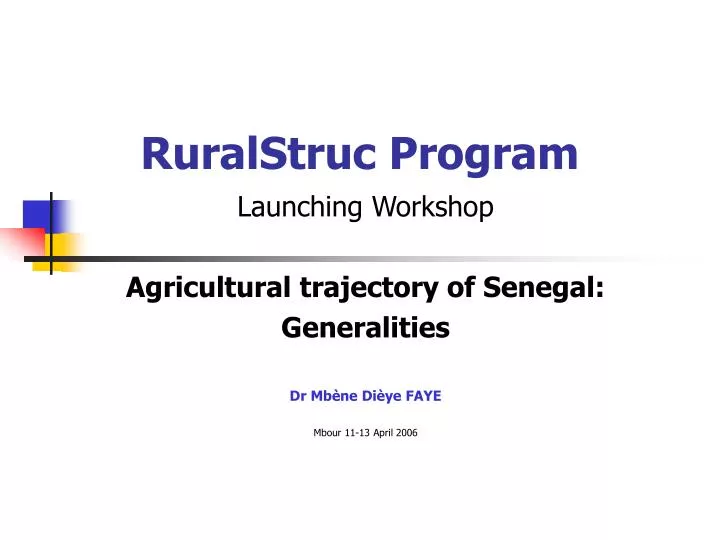 ruralstruc program