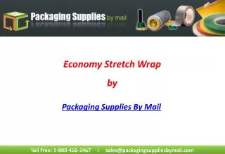 Economy Stretch Wrap by Packaging Supplies By Mail