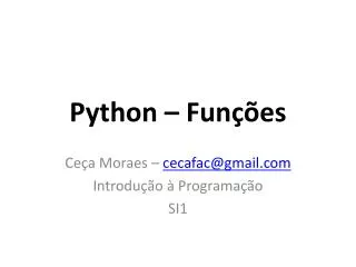 python fun es