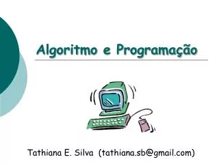 algoritmo e programa o