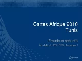 cartes afrique 2010 tunis