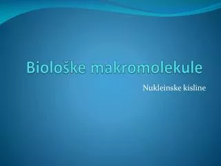 biolo ke makromolekule