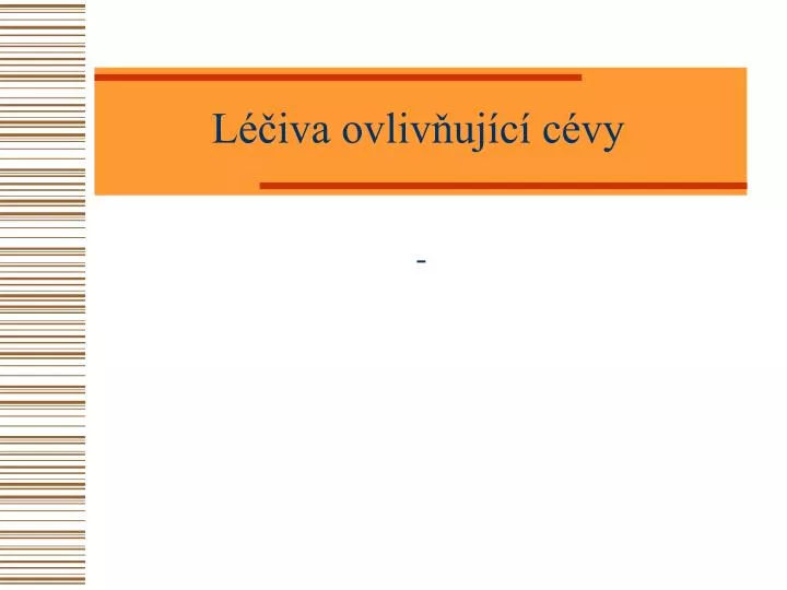 l iva ovliv uj c c vy