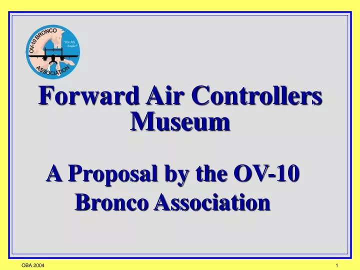 PPT Forward Air Controllers Museum PowerPoint Presentation Free Download ID