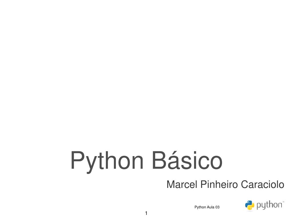 PPT - Python Básico PowerPoint Presentation, free download - ID:3638947