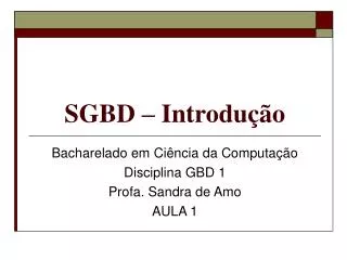 sgbd introdu o