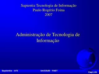 administra o de tecnologia de informa o