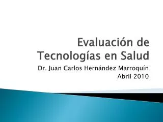 evaluaci n de tecnolog as en salud