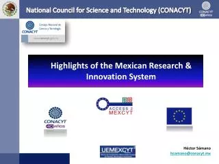National Council for Science and Technology (CONACYT)