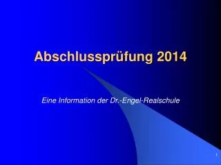 abschlusspr fung 2014