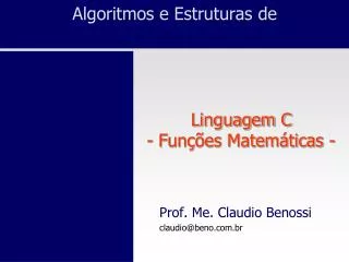 prof me claudio benossi claudio@beno com br