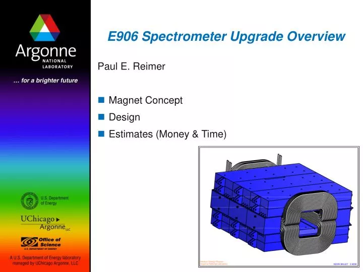 e906 spectrometer upgrade overview