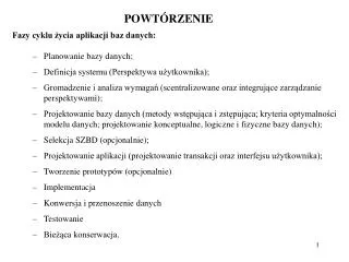 powt rzenie