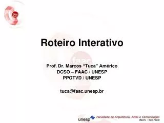 roteiro interativo