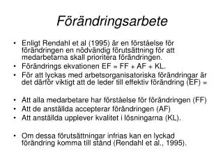 f r ndringsarbete