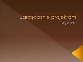 zarz dzanie projektami