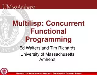 Multilisp: Concurrent Functional Programming