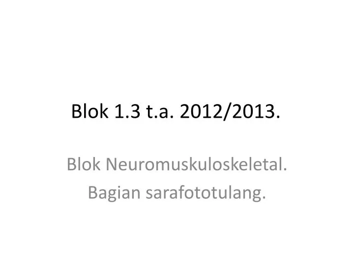 blok 1 3 t a 2012 2013