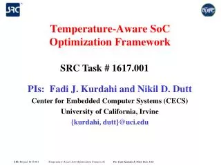 Temperature-Aware SoC Optimization Framework