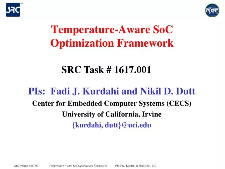 temperature aware soc optimization framework