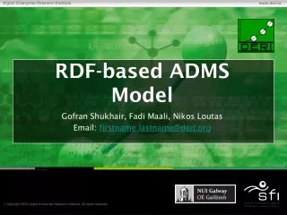 RDF-based ADMS Model