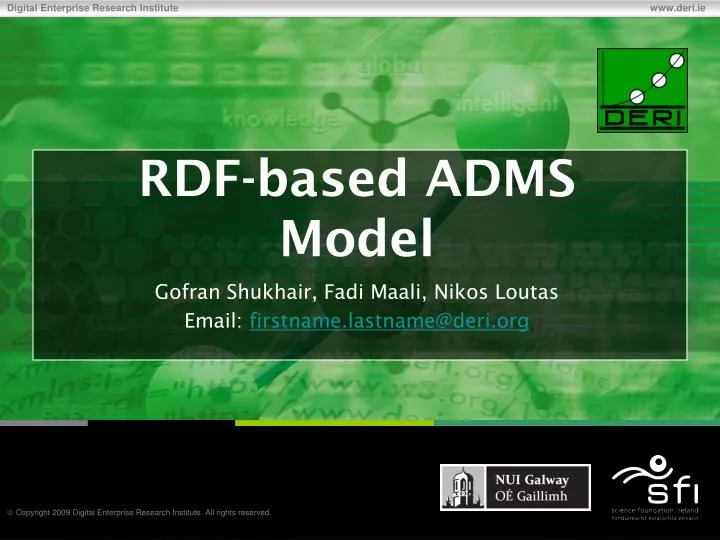 rdf based adms model