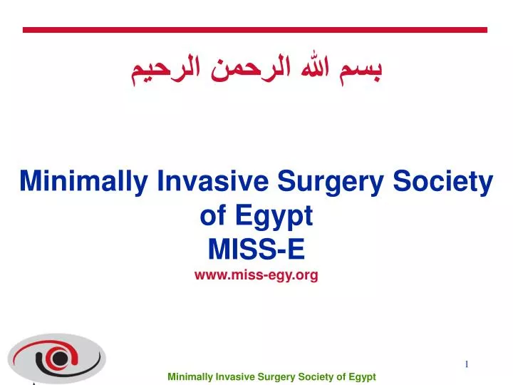 minimally invasive surgery society of egypt miss e www miss egy org
