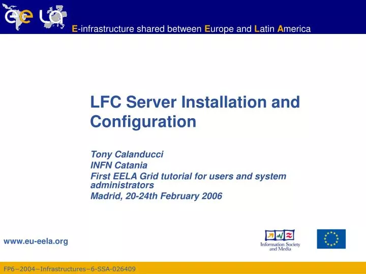 lfc server installation and configuration