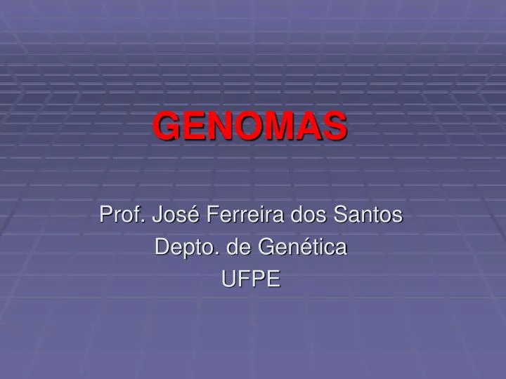 genomas