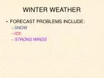 Winter Weather Forecast: Snow, Ice, and Strong Winds Causing Chaos on Roads - slide 1