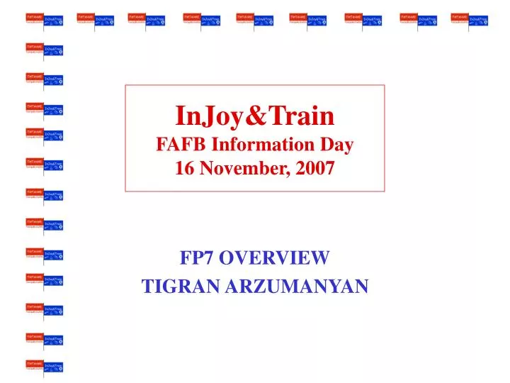 injoy train fafb information day 16 november 2007
