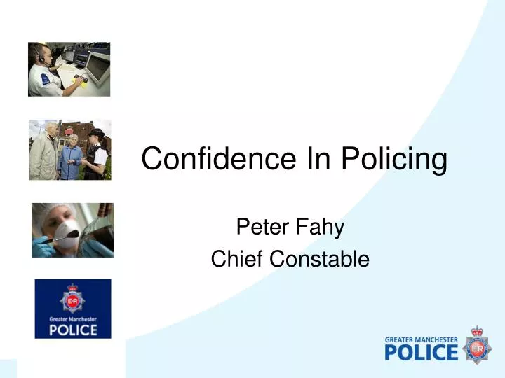 confidence in policing