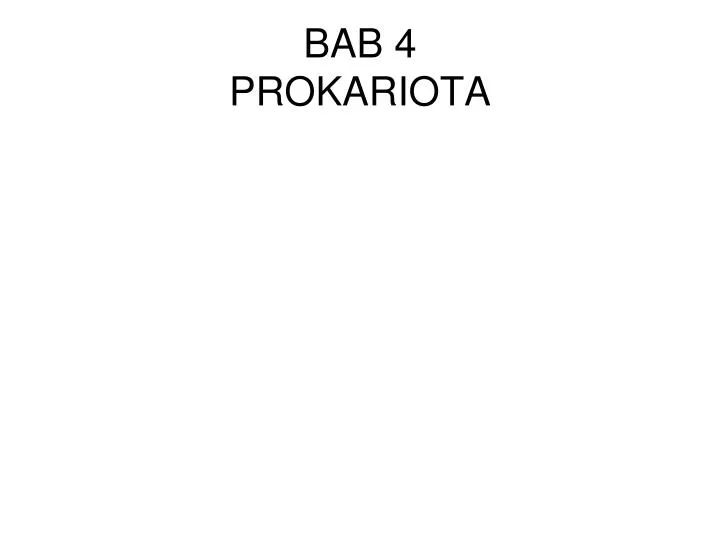 bab 4 prokariota
