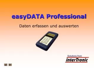easydata professional daten erfassen und auswerten